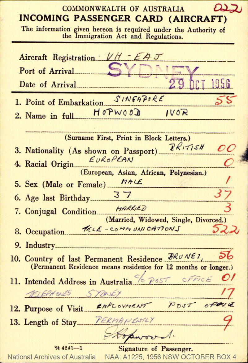 NAA: A1225, 1956 NSW OCTOBER BOX 4
